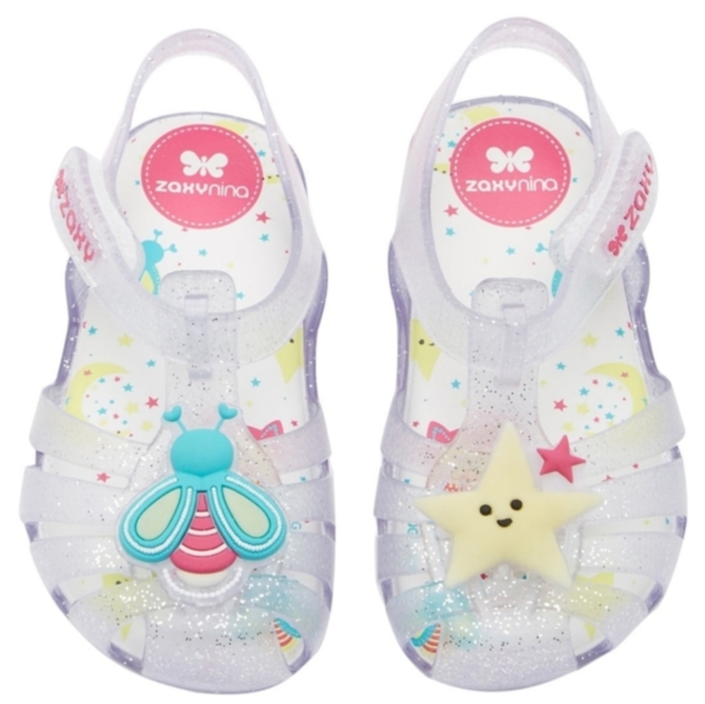 Zaxy glow in the dark baby infant sandals 5 6